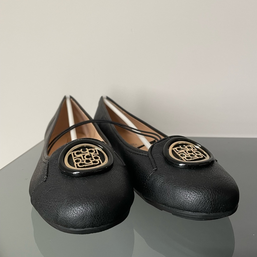 Liz Claiborne Black Selma Ballet Flats
